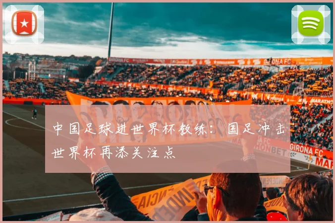 中国足球进世界杯教练：国足冲击世界杯再添关注点